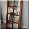 DM05. Rectangular pine mirror. 